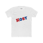 KOST Retro Logo Tee – Vintage Red & Blue Graphic T-Shirt