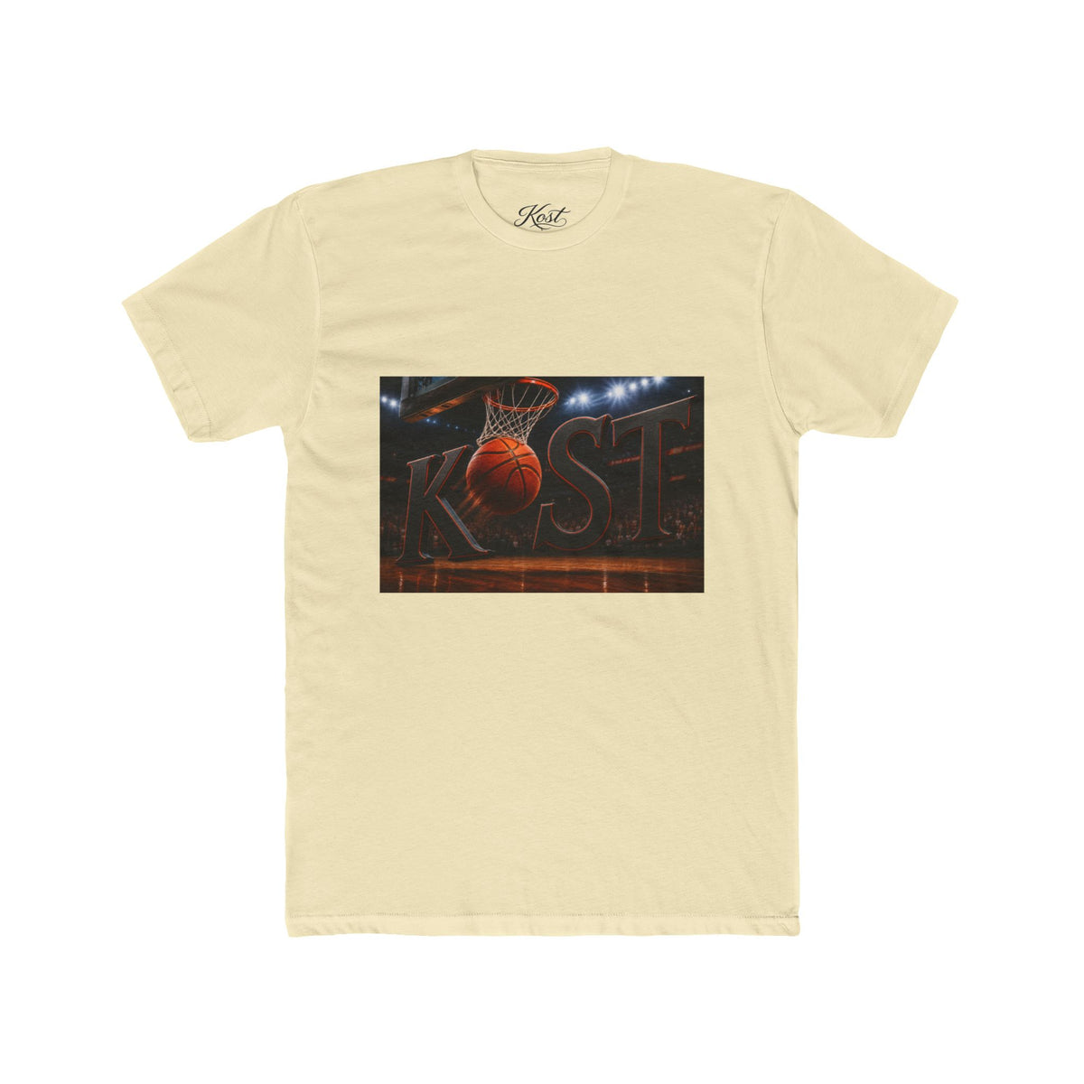 Basketball Hoop Graphic Tee — "Kobe" Dunk Design