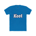 Kost Retro Bubble Logo Tee — White Cotton Crewneck