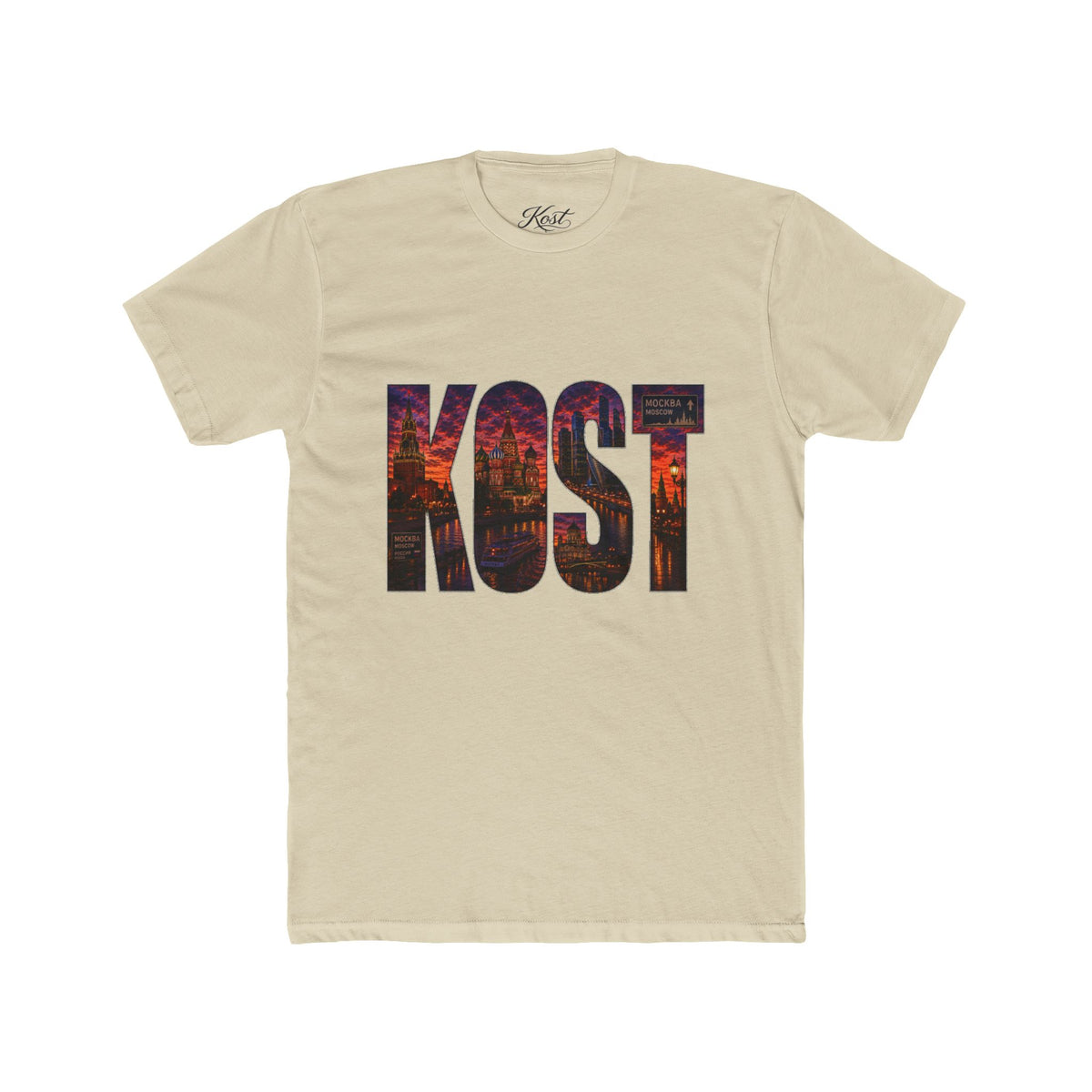KOST Sunset Logo Tee — Graphic Crewneck T-Shirt