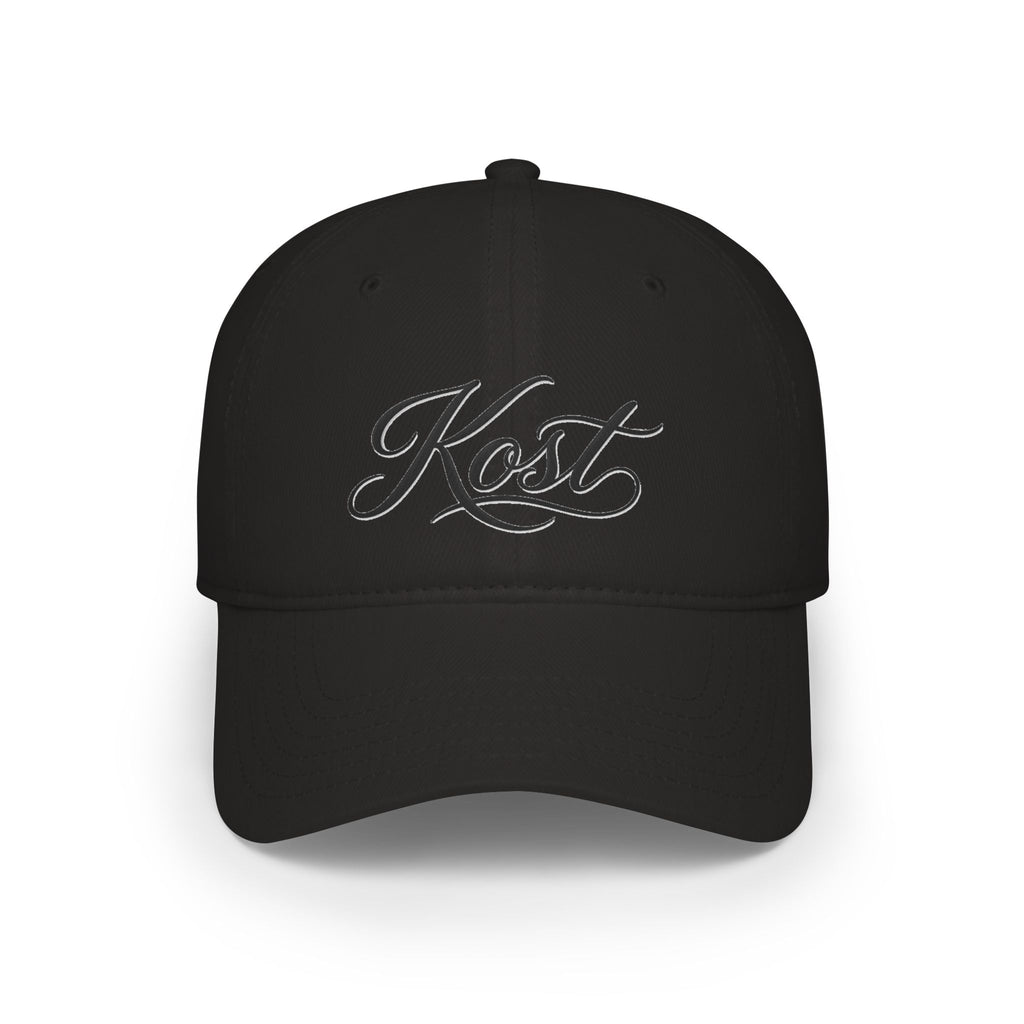 Kost Script Embroidered Baseball Cap — Classic Red Low-Profile Hat
