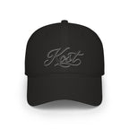 Kost Script Embroidered Baseball Cap — Classic Red Low-Profile Hat