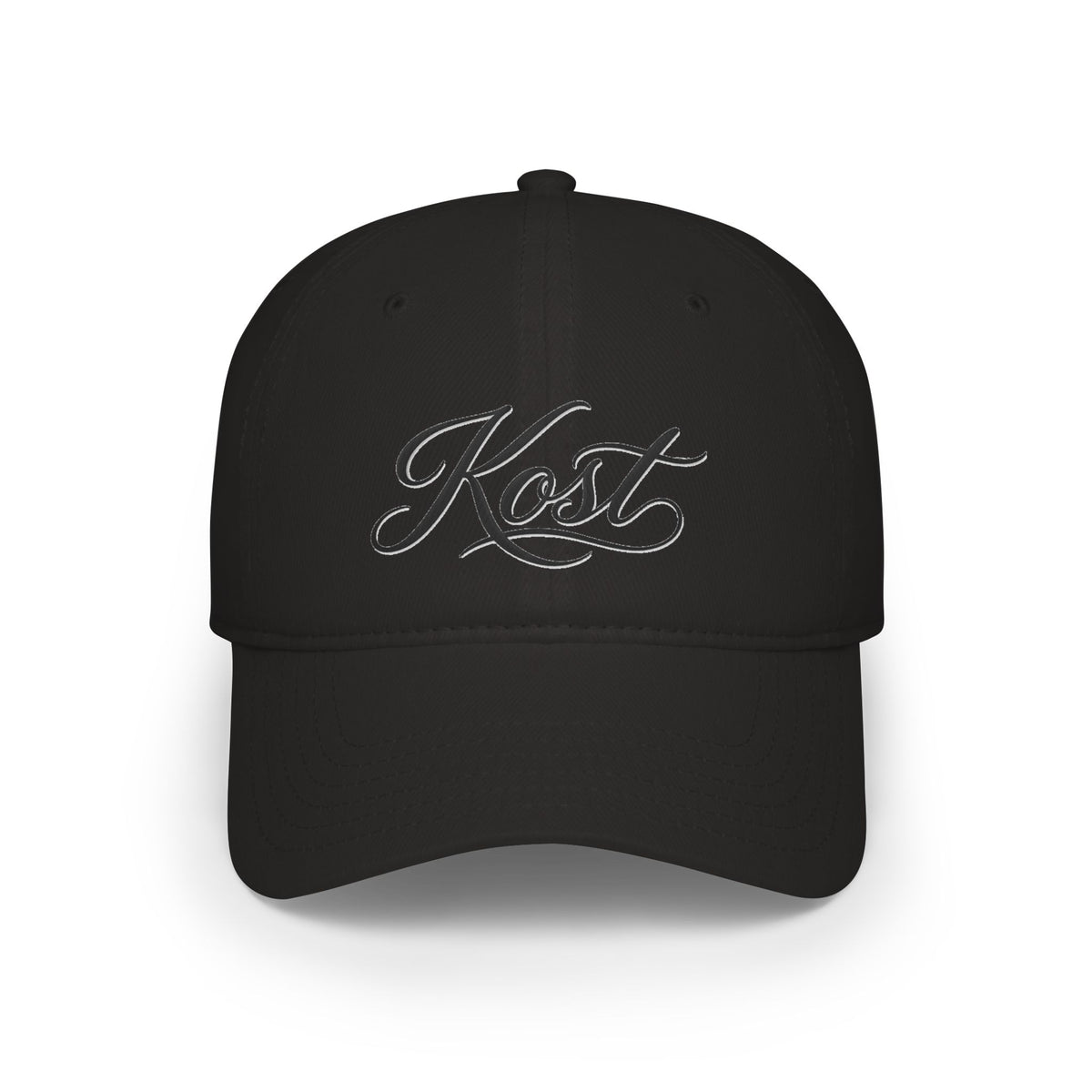 Kost Script Embroidered Baseball Cap — Classic Red Low-Profile Hat