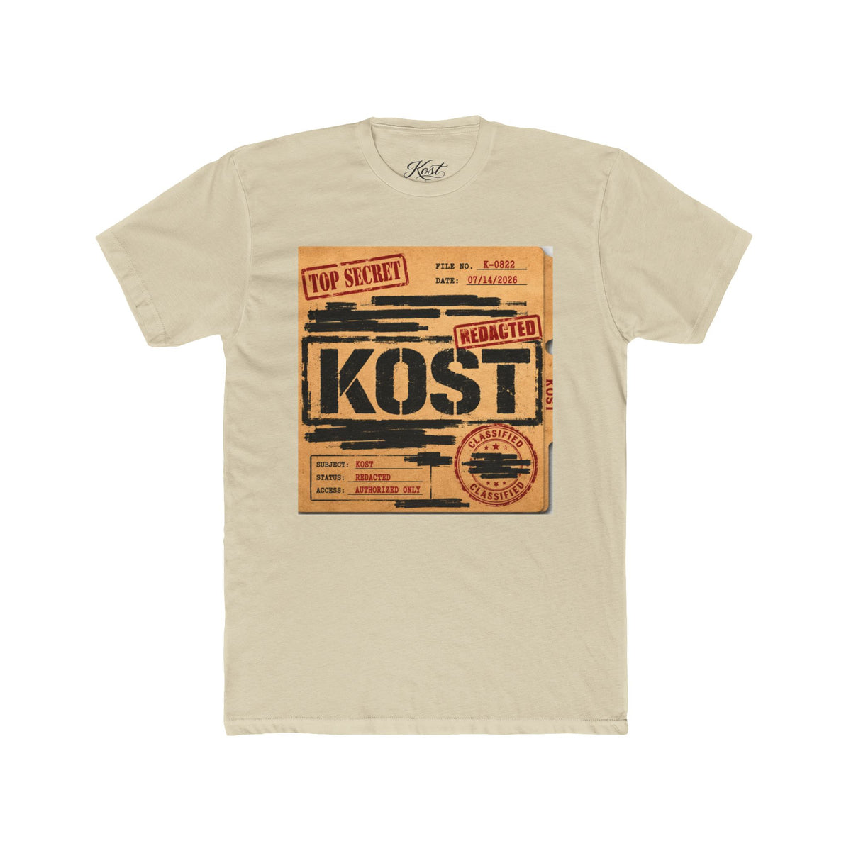 KOST Vintage Top Secret Stamp Tee