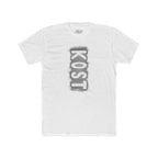 KOST Vertical Logo Tee — Grunge Vertical Graphic T-Shirt