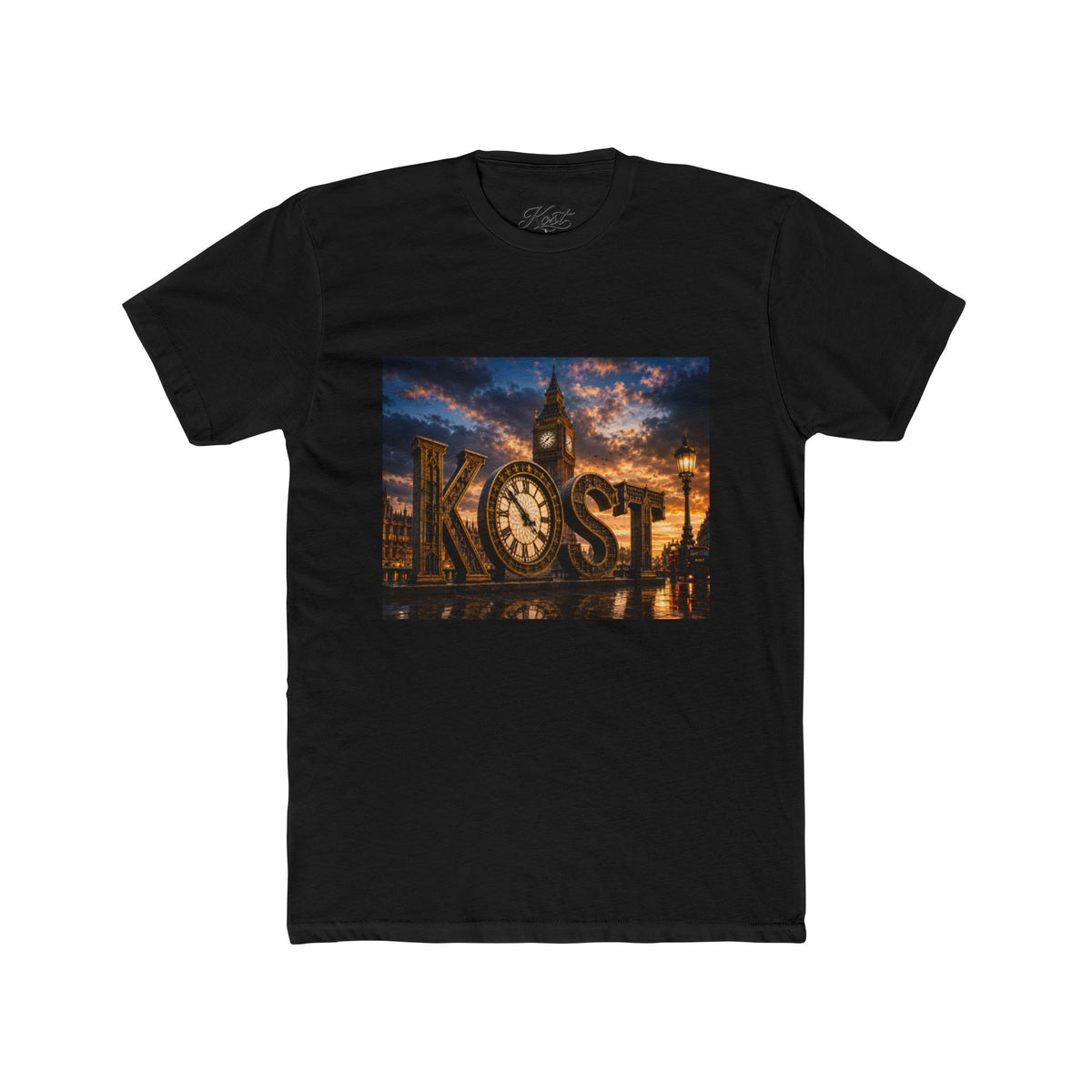 KOST London Clockscape T‑Shirt — Sunset Cityscape Graphic Tee