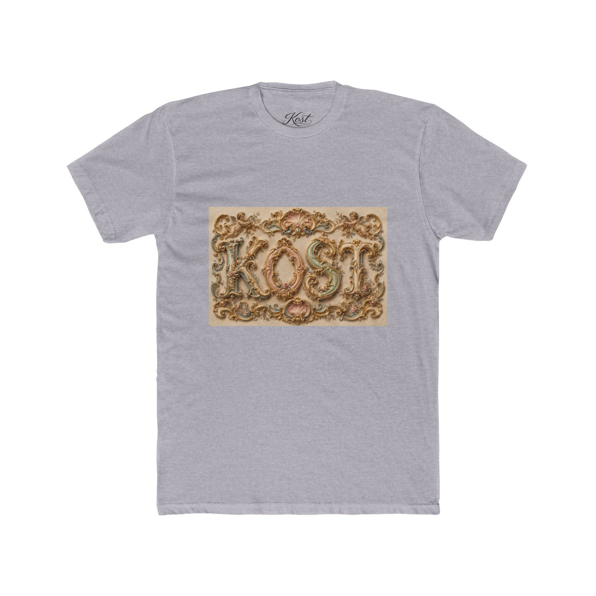 Baroque Ornate Frame T-Shirt — Vintage Gold Rococo Design