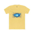 KOST Blue Burst Graphic Tee — Retro Tech Logo T-Shirt