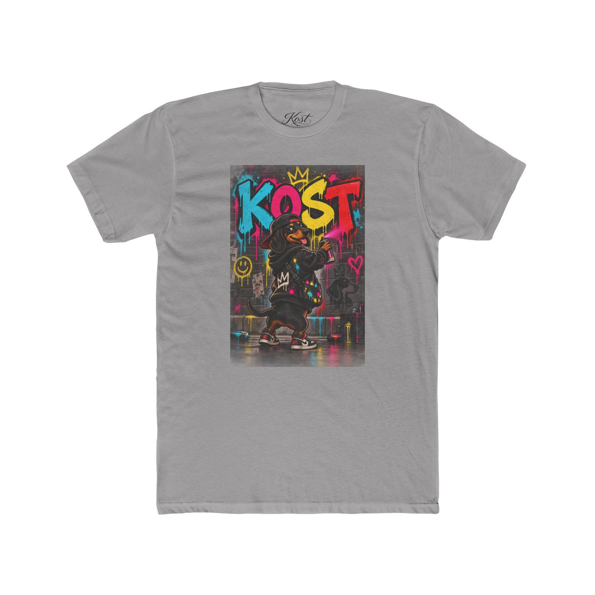 Graffiti Skate Tee — "Kost" Street Art Graphic T-Shirt