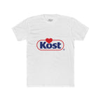 Kost Logo Heart Graphic Tee — Retro Brand-Inspired Cotton T-Shirt