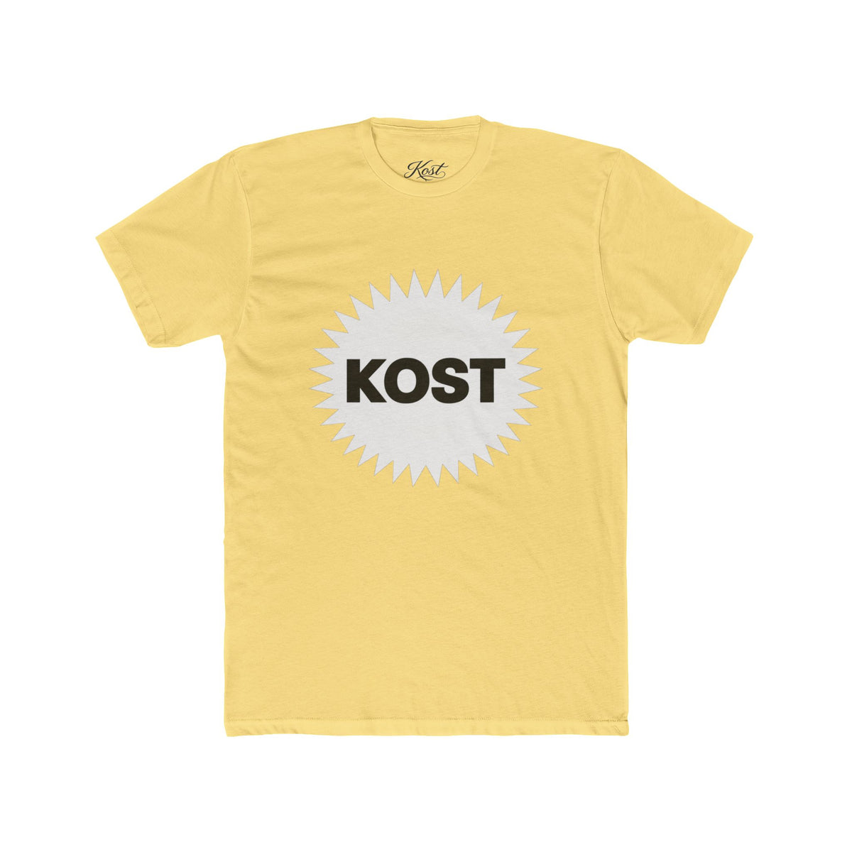 KOST Starburst Graphic Tee — Retro Logo Crewneck T-Shirt