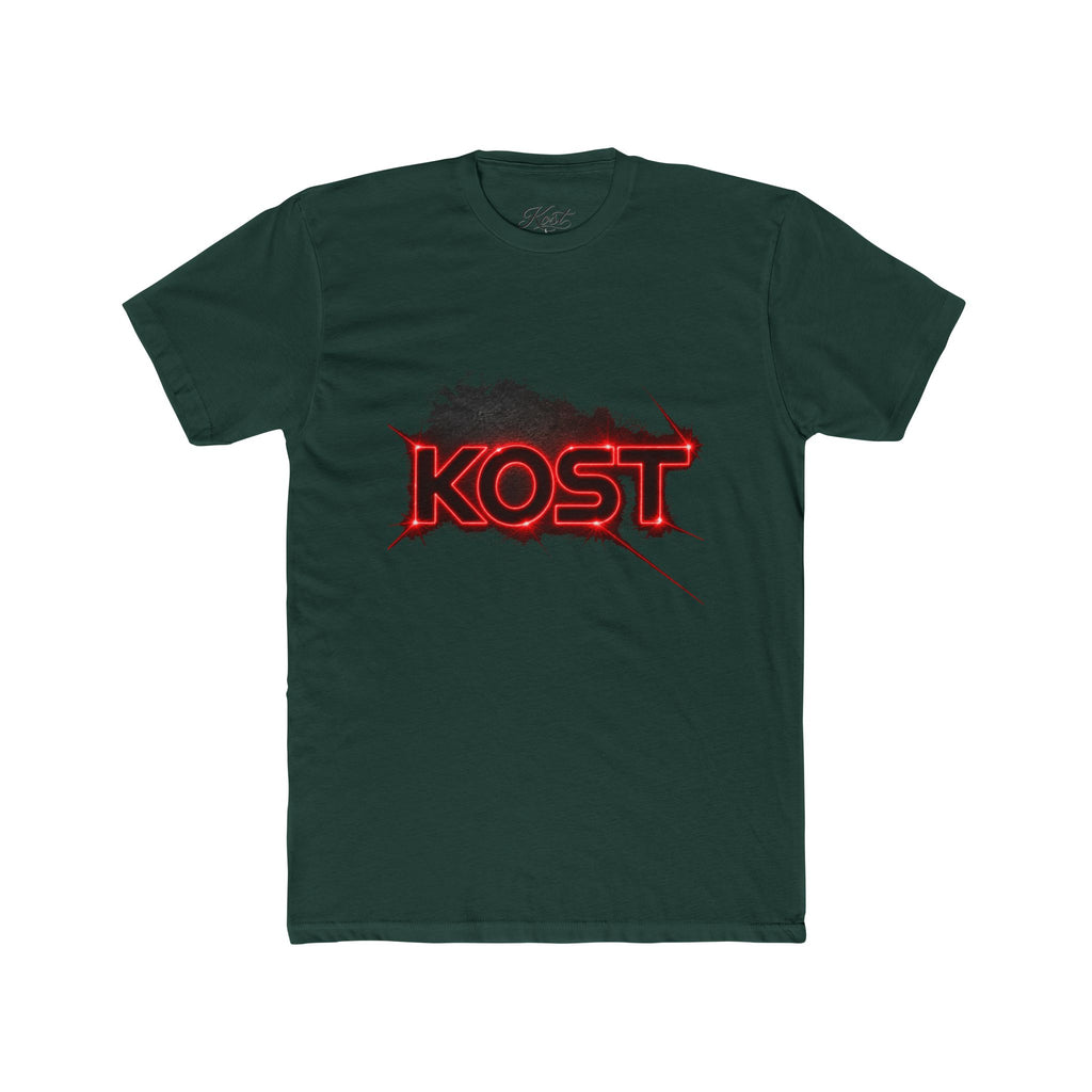 KOST Graphic T-Shirt – Distressed Red Logo Streetwear Tee