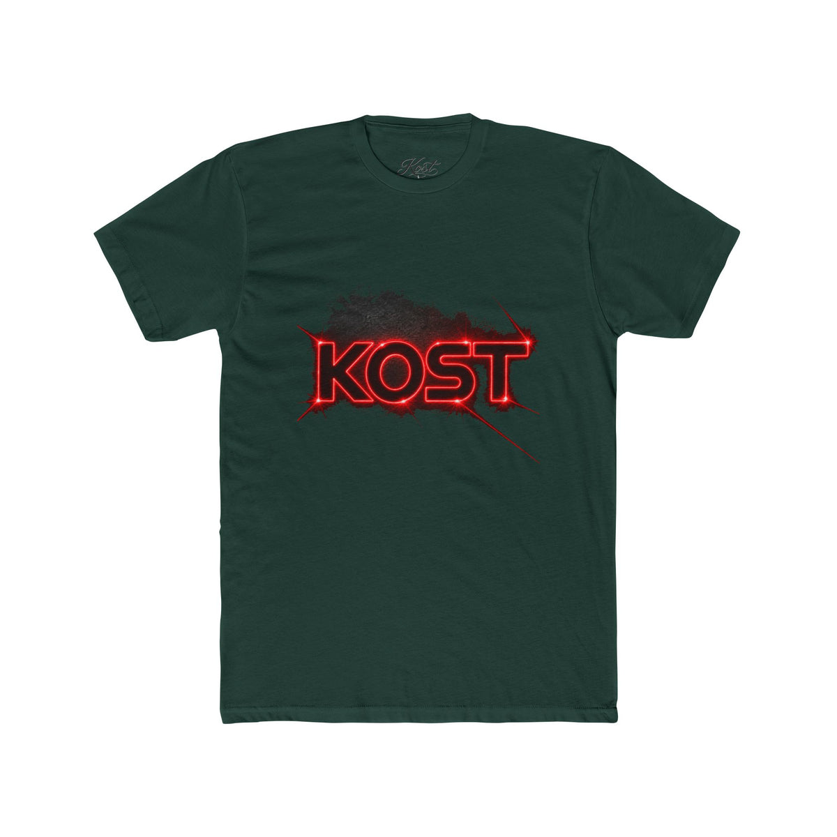 KOST Graphic T-Shirt – Distressed Red Logo Streetwear Tee