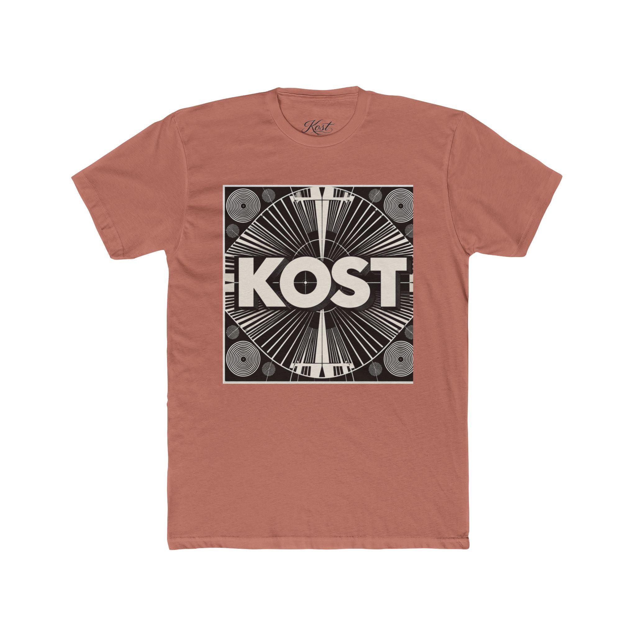KOST Retro Record Label Tee — Vintage Vinyl Graphic T-Shirt