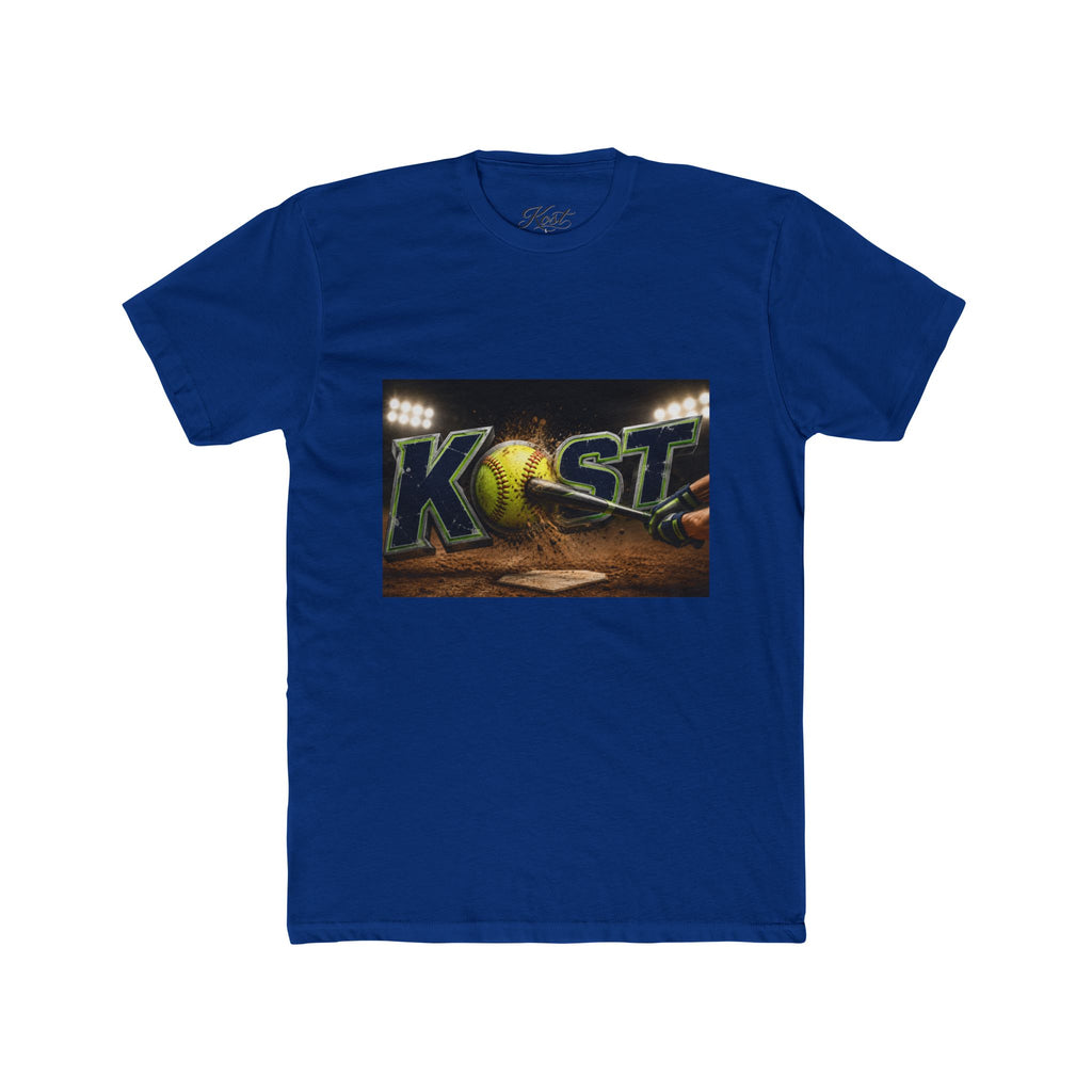 Baseball Stadium Graphic Tee — "Kast" Night Game Design