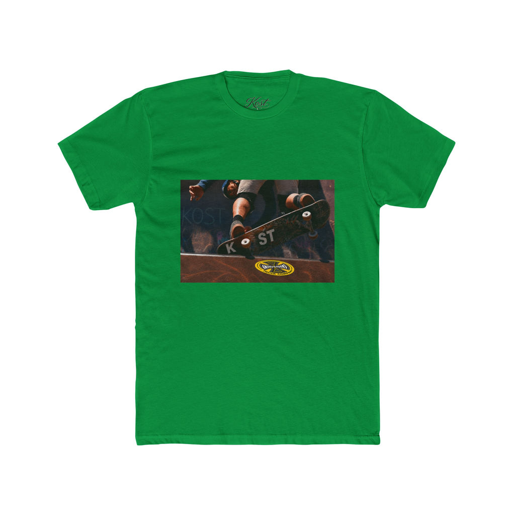 Skateboard Trick Photo Tee — Vintage Skate Deck Graphic T-Shirt