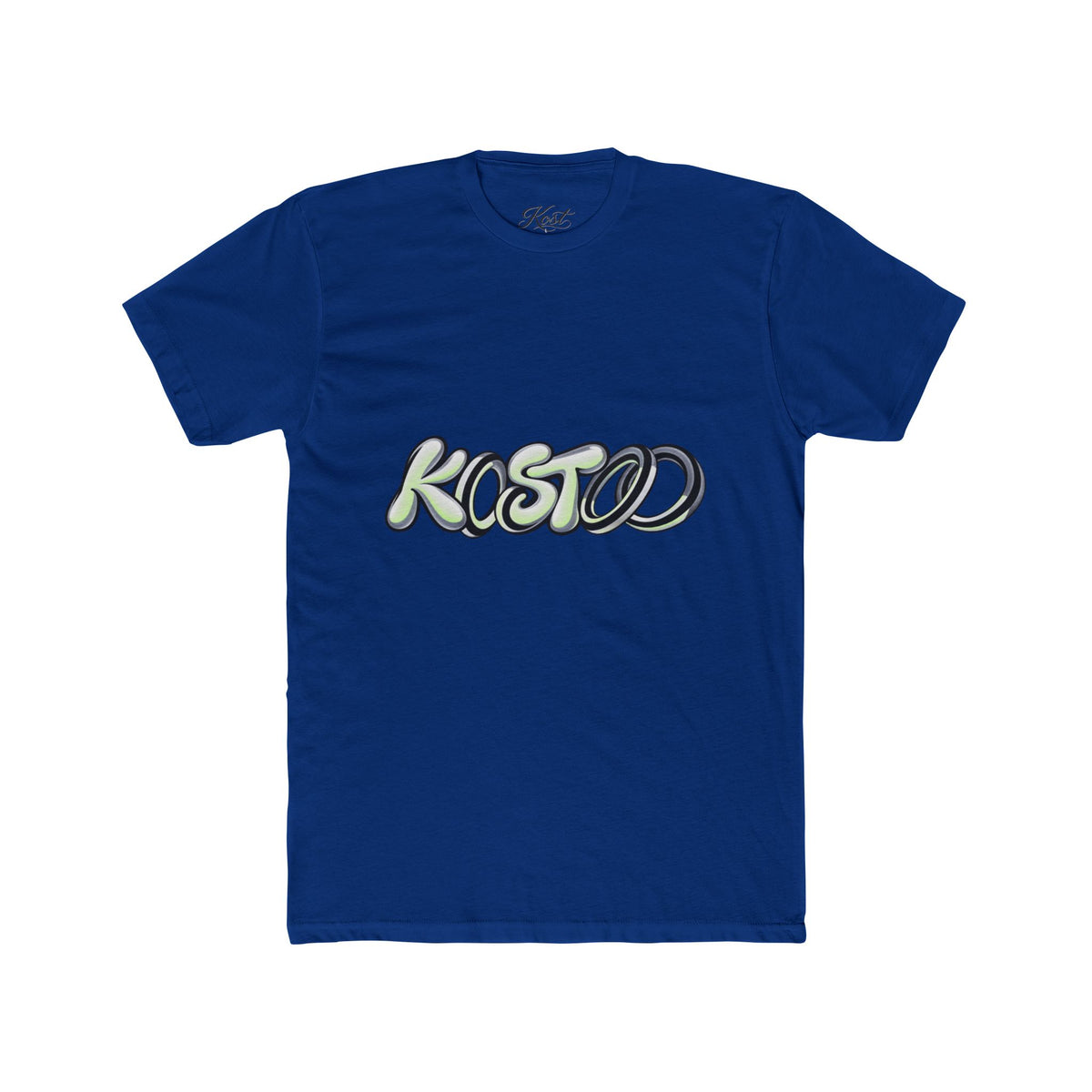 Graphic Tee — 'KOSTOD' Retro Bubble Letter Shirt