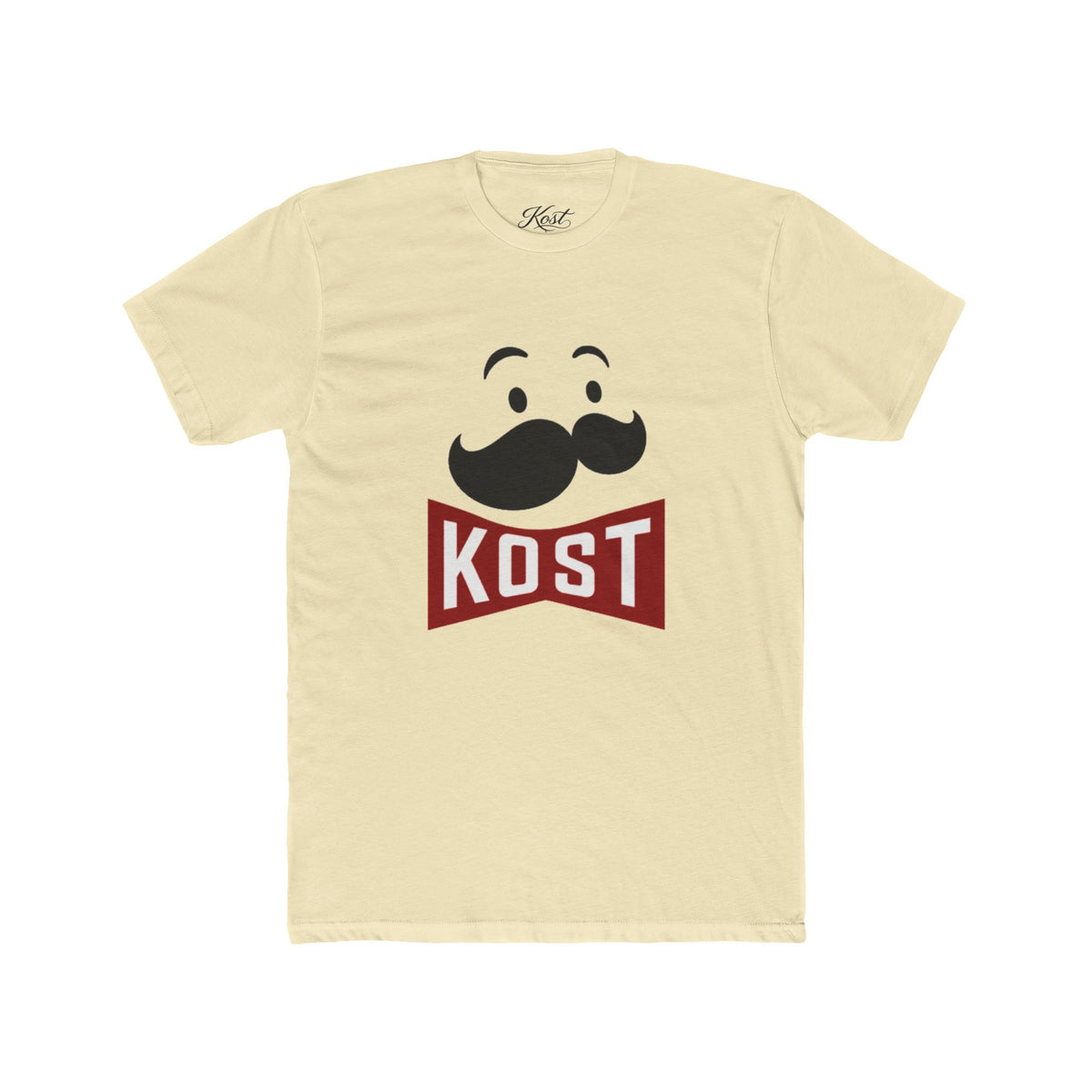 Kost Mustache Logo T‑Shirt — Retro Mascot Tee