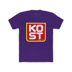 Vintage Retro Logo Tee — "KOST" Bold Square Graphic T-Shirt