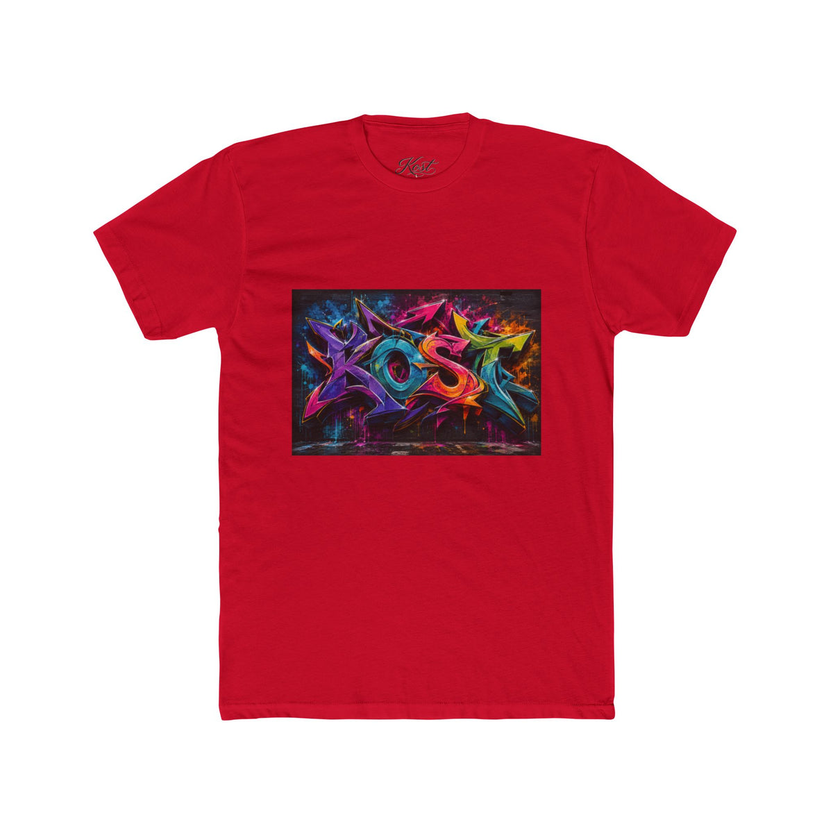 Abstract Neon Graffiti Tee