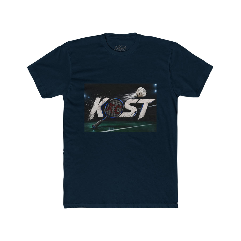 Kost Badminton Graphic Tee — Retro Shuttlecock Sports T‑Shirt