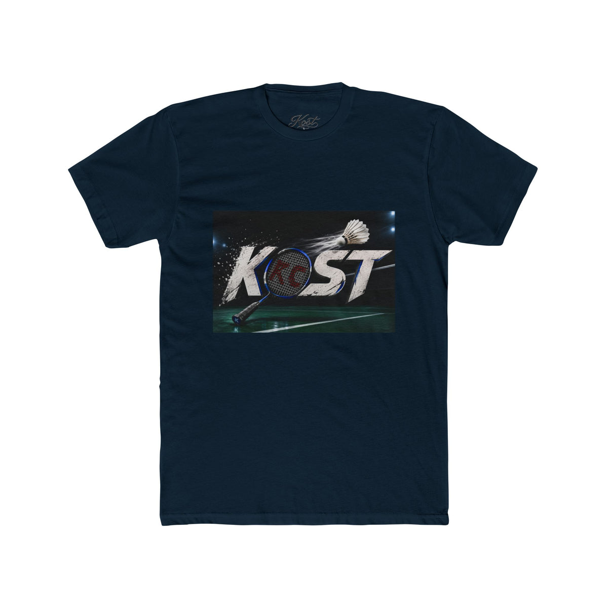 Kost Badminton Graphic Tee — Retro Shuttlecock Sports T‑Shirt