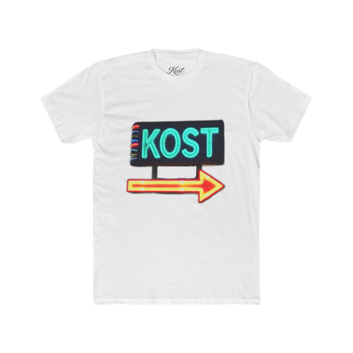 KOST Neon Sign Arrow Graphic T-Shirt