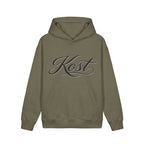 Kost Script Hoodie — Vintage Calligraphy Pullover