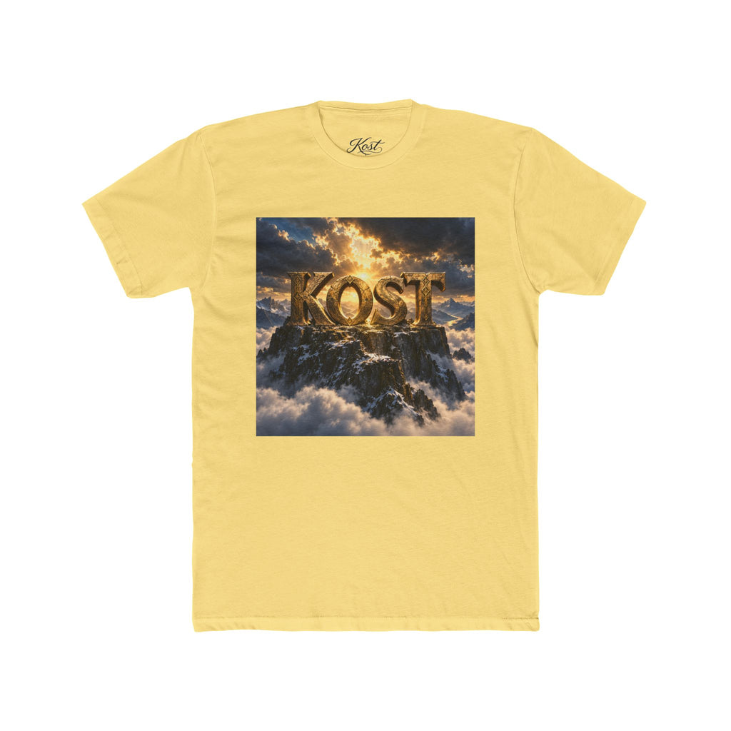 KOST Gold Logo Tee — Cloudscape Graphic T-Shirt
