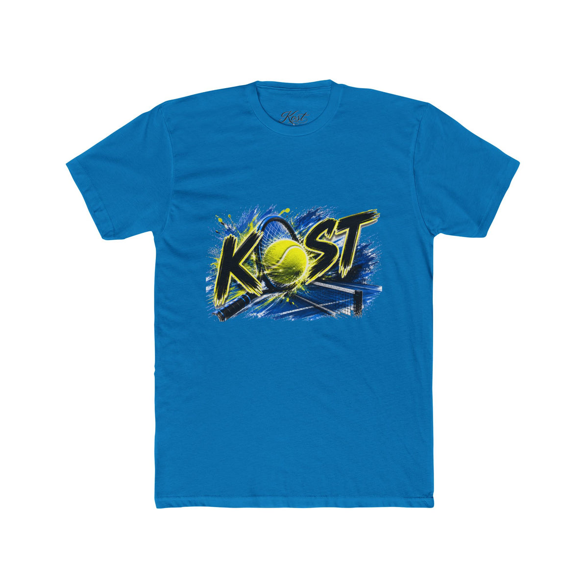 Tennis Graphic Tee — "KOST" Bold Tennis Ball Design