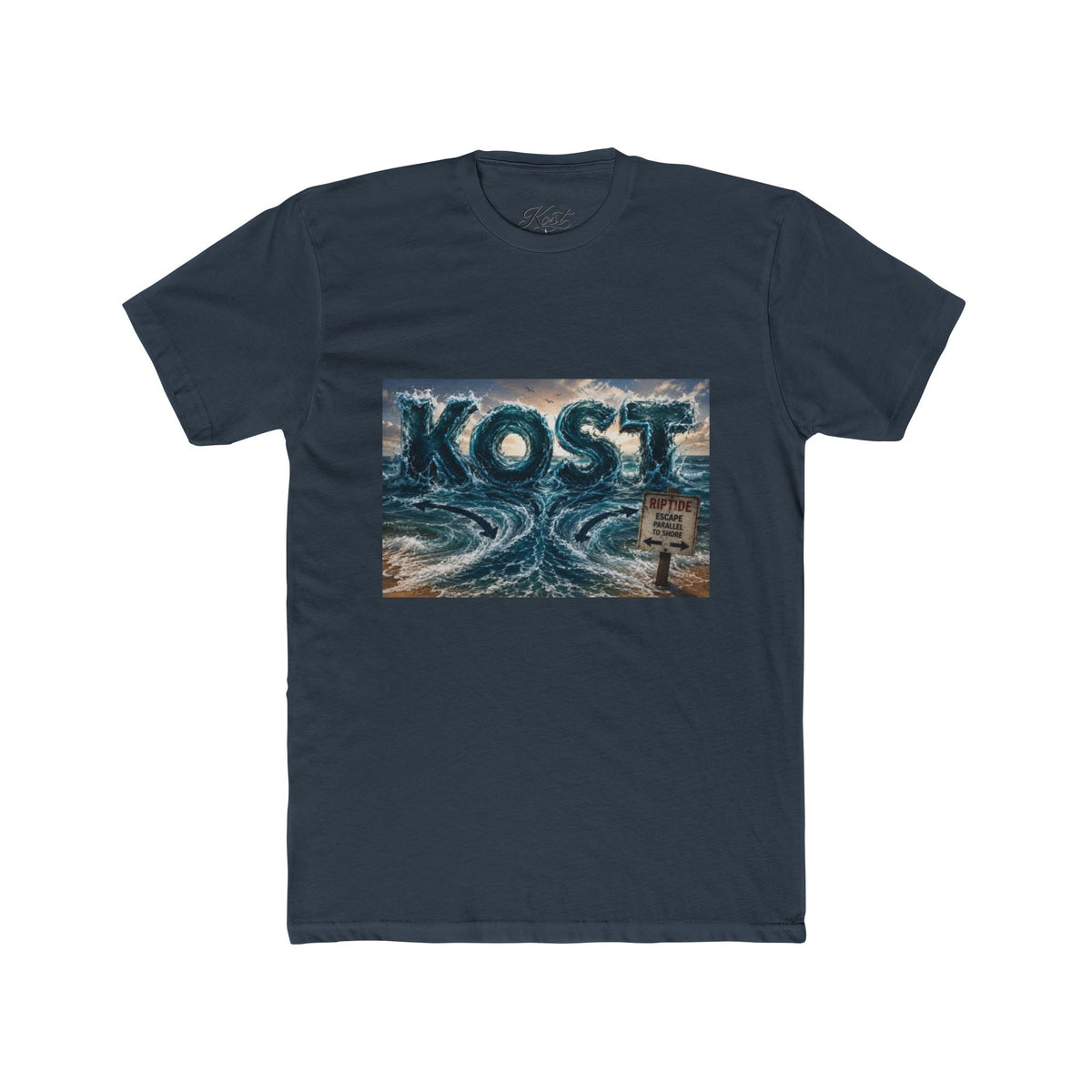 Kost Ocean Wave Graphic Tee — Surf-Inspired Vintage Coastal T-Shirt