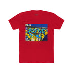 Graffiti 'KOST' Crew Tee — Urban Street Art Floral Graphic T-Shirt