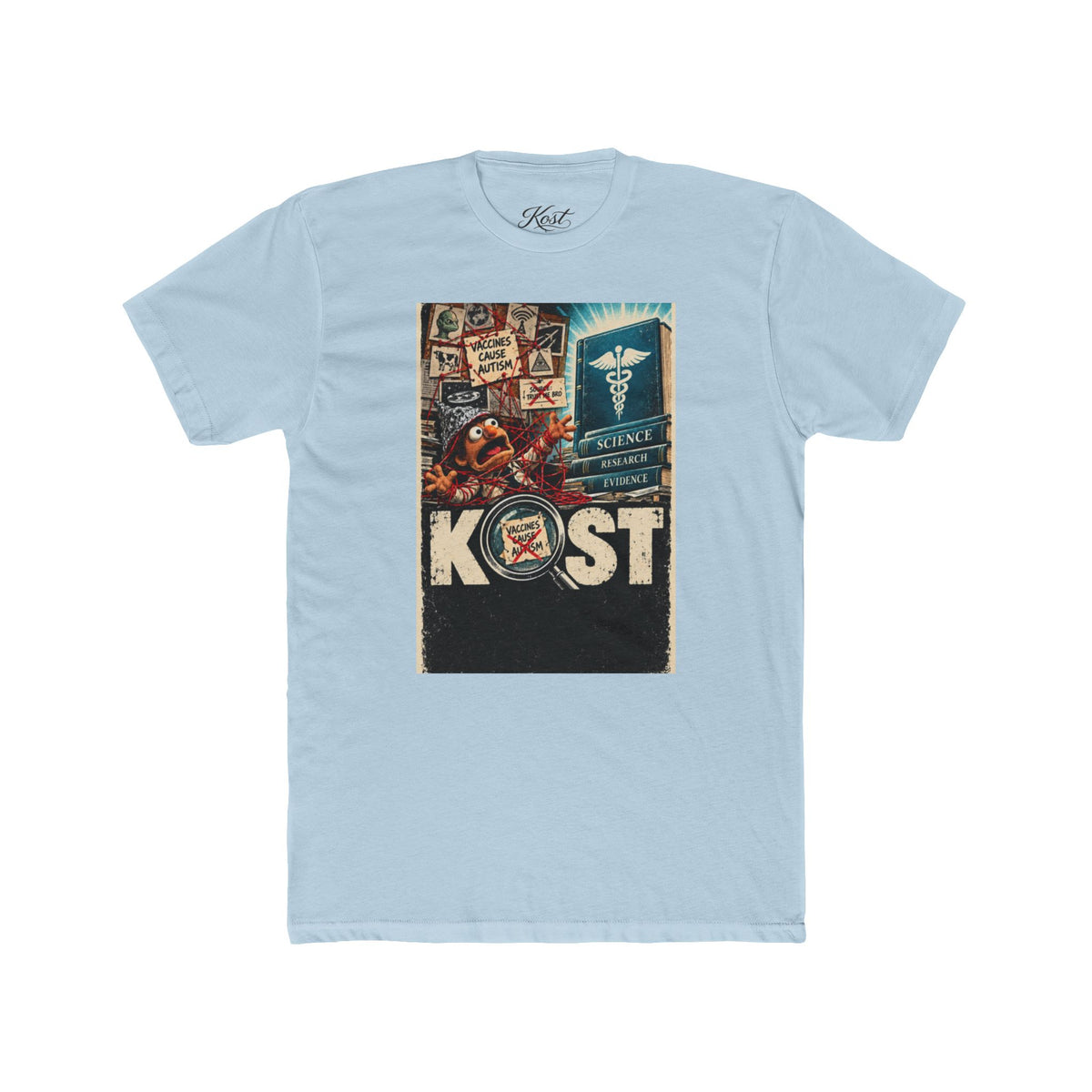 KOST Vintage Street Poster Tee — Retro Collage Graphic T-Shirt