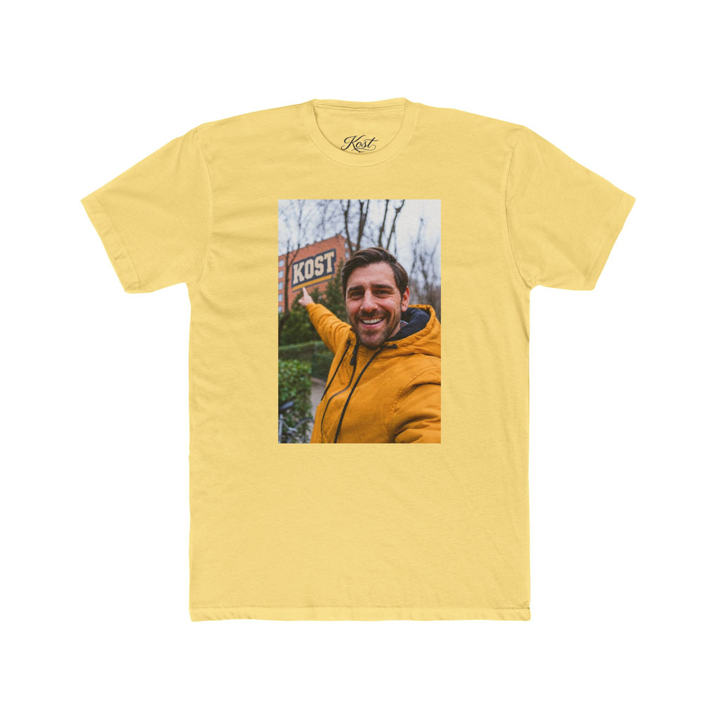Personalized Photo Cotton Crew T-Shirt