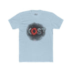 Lost Distressed Graphic Tee — 'LOST' Red & Blue Vintage Smoke Design