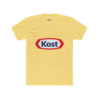 Kost Logo T-Shirt — Retro Red & Blue Graphic Crew Tee
