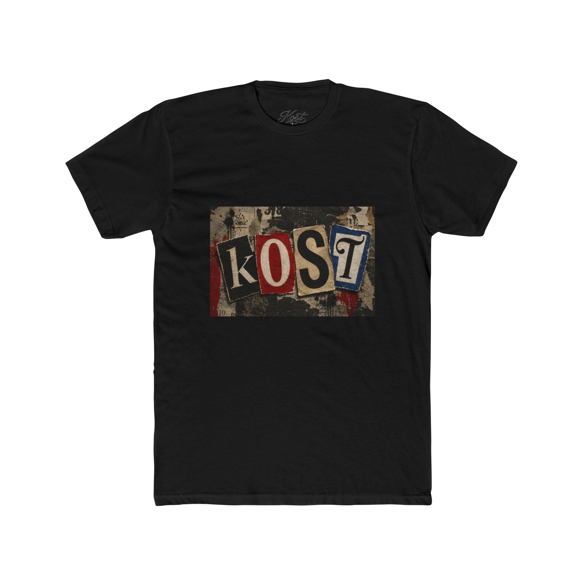 KOST Vintage Collage Tee — Retro Ransom-Style Graphic T-Shirt