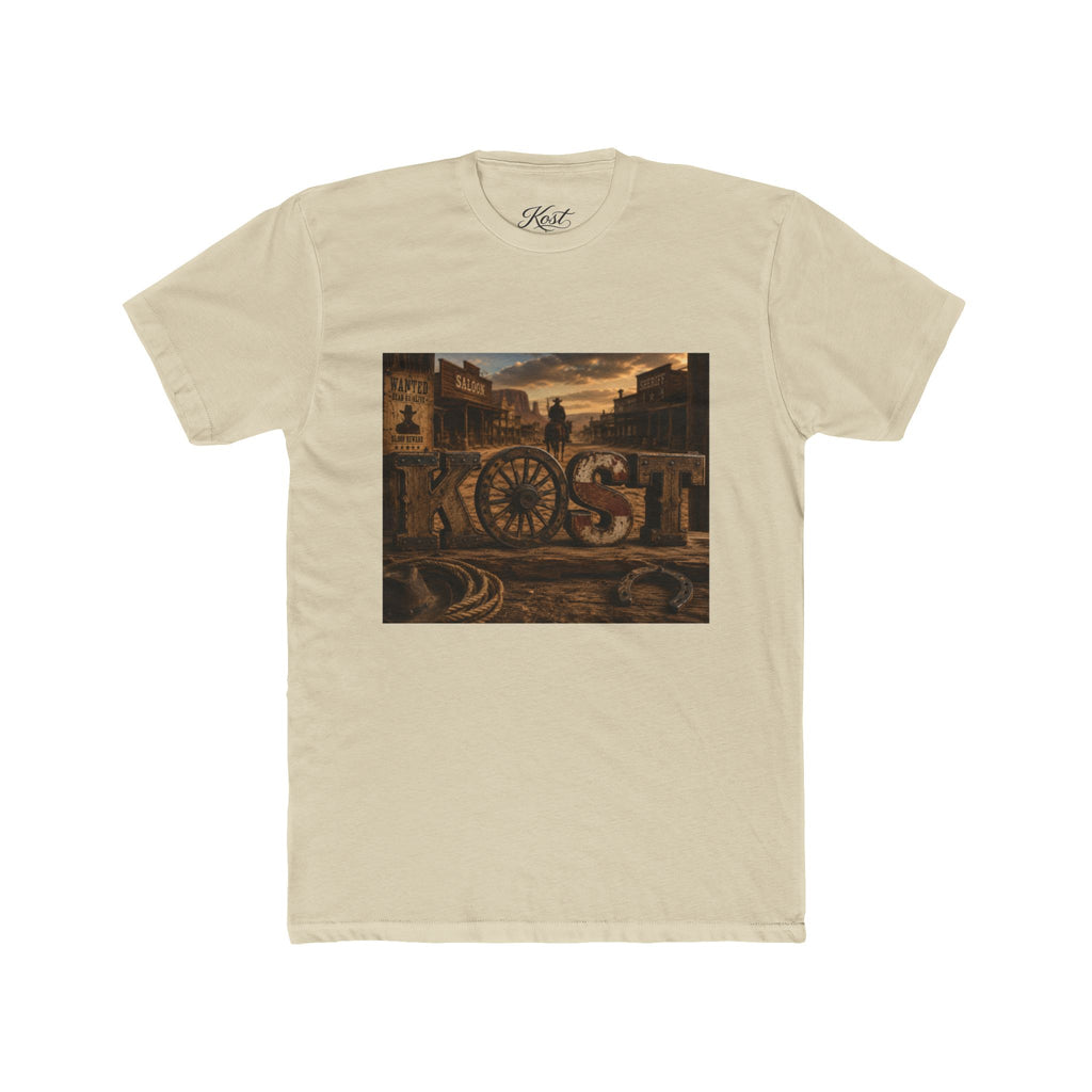 Vintage Industrial Steampunk Cityscape Graphic T-Shirt