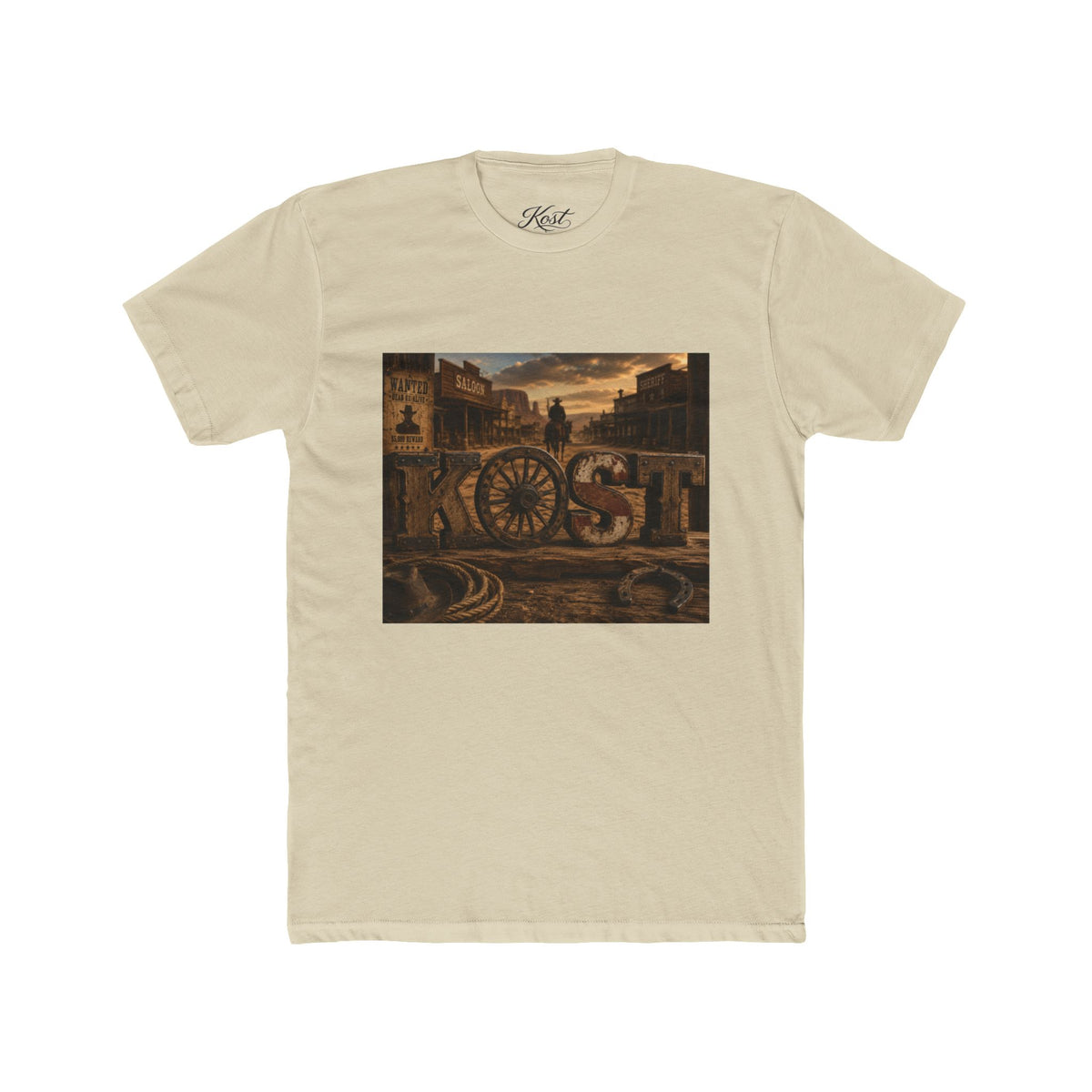 Vintage Industrial Steampunk Cityscape Graphic T-Shirt