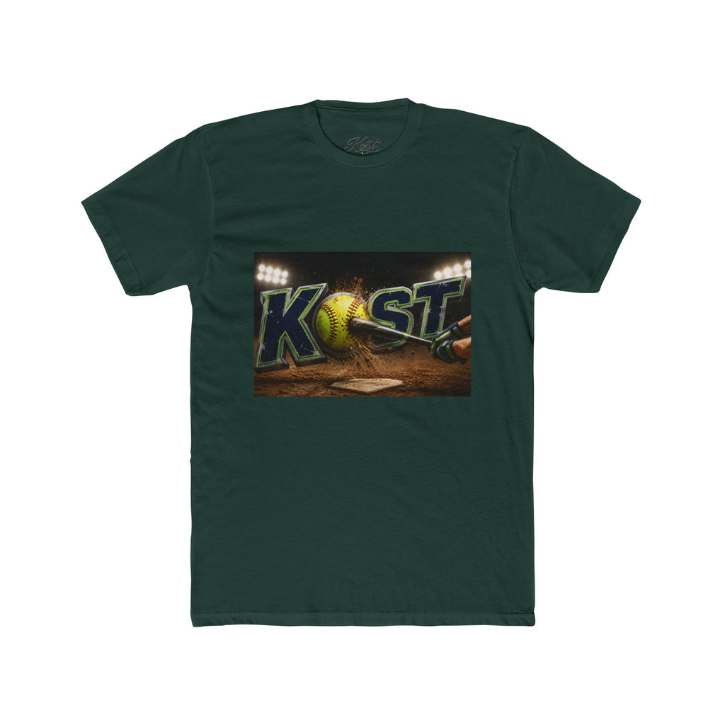 Baseball Stadium Graphic Tee — "Kast" Night Game Design
