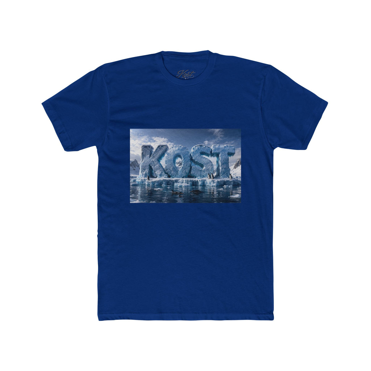 Lost Ice Graphic Tee — "LOST" Arctic Lettering Crewneck