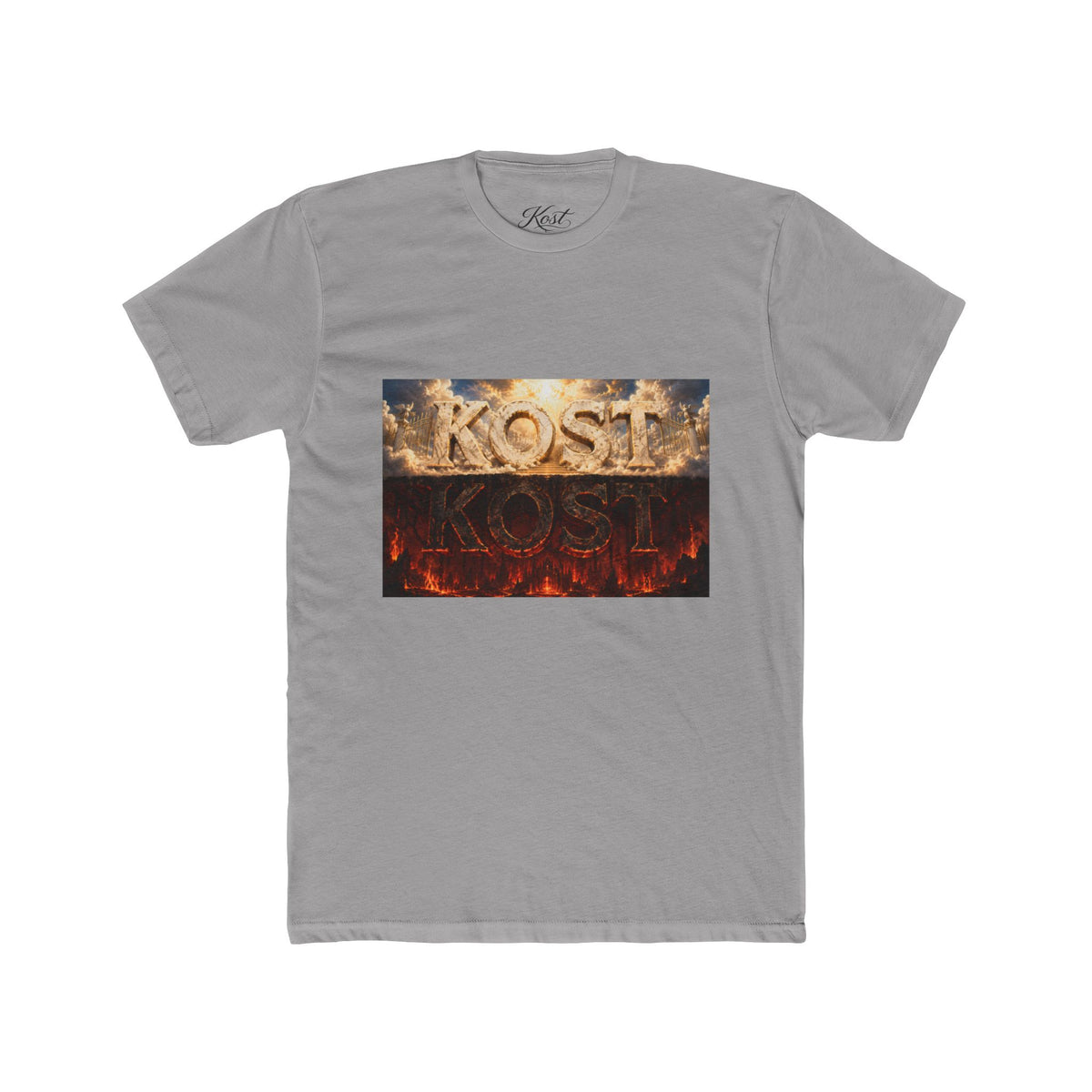 Kost Fiery Smoke Graphic Tee — Rock/Metal Band Style Shirt