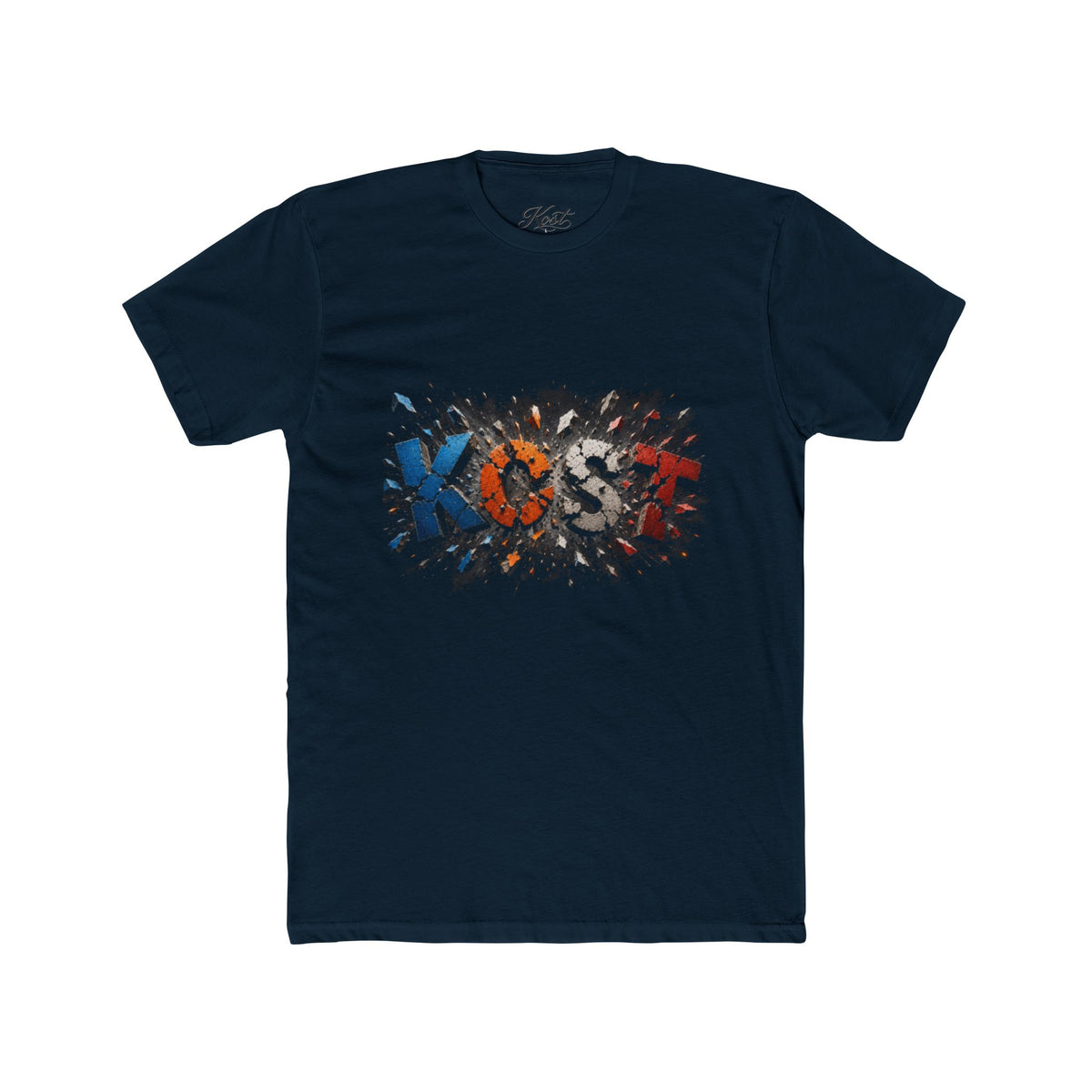 Abstract Color Splash Graphic T-Shirt
