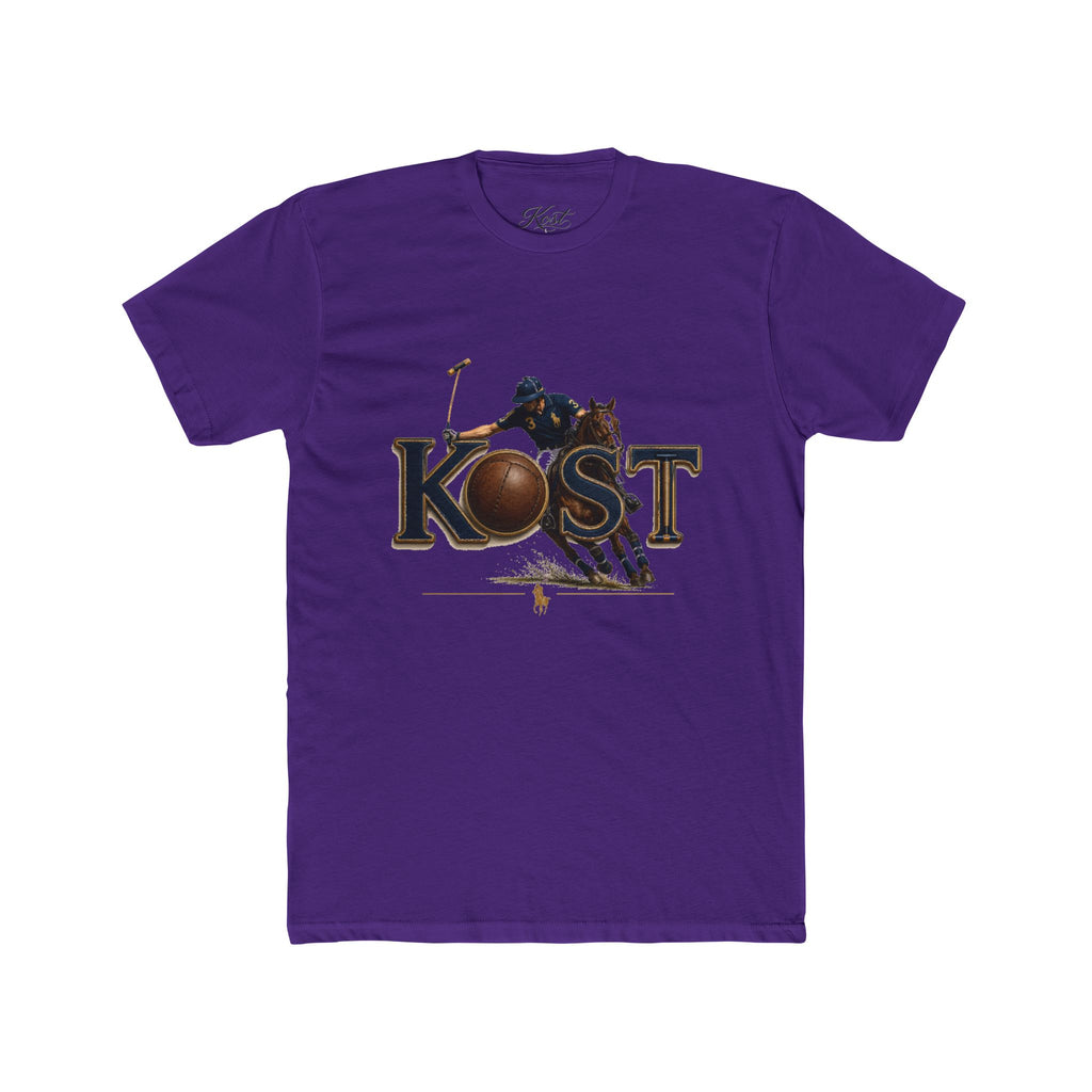 Polo Player 'KOST' Graphic Tee — Vintage Equestrian Polo Shirt
