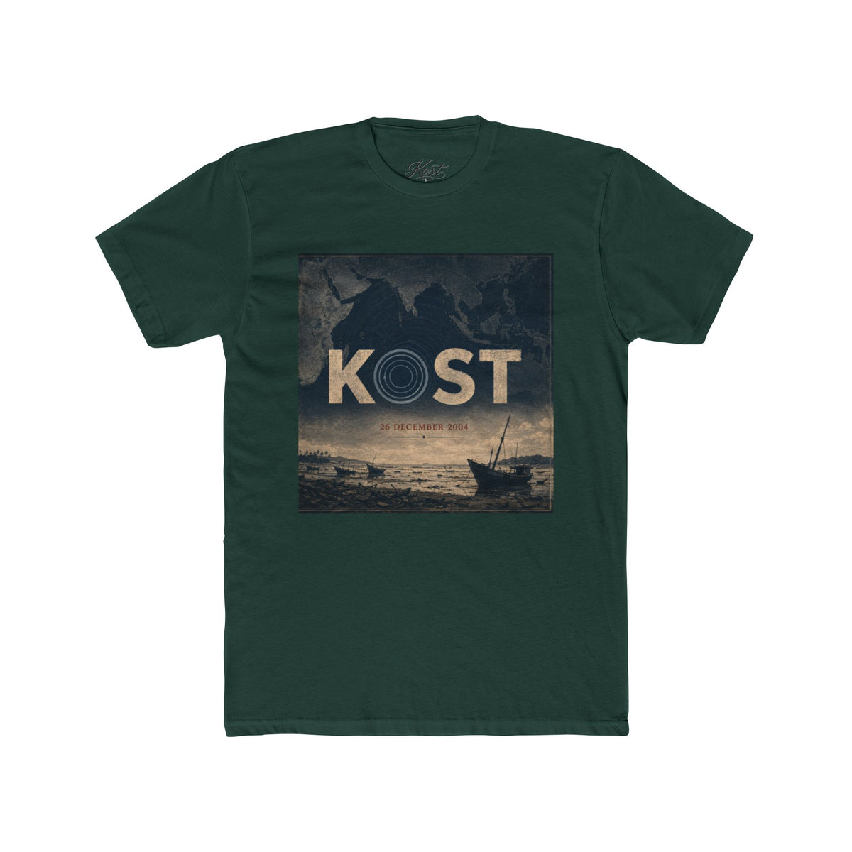 Kost Vintage Coastal Tee – Nautical Sunset Graphic T-Shirt