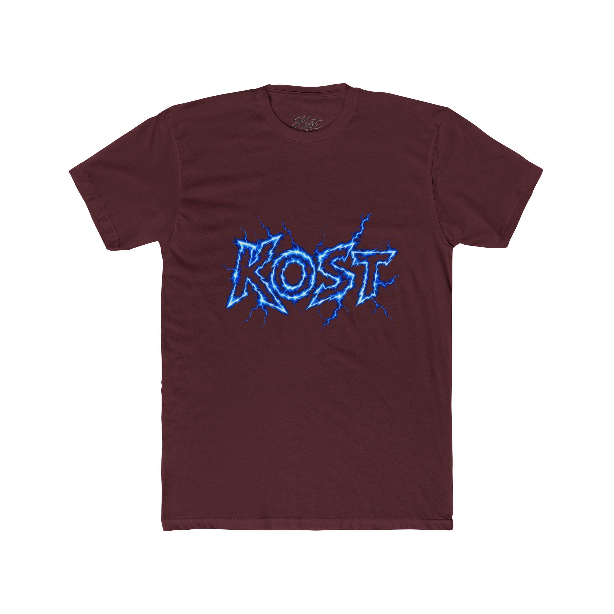 Kost Lightning Graphic Tee — Blue Electric Logo T-Shirt
