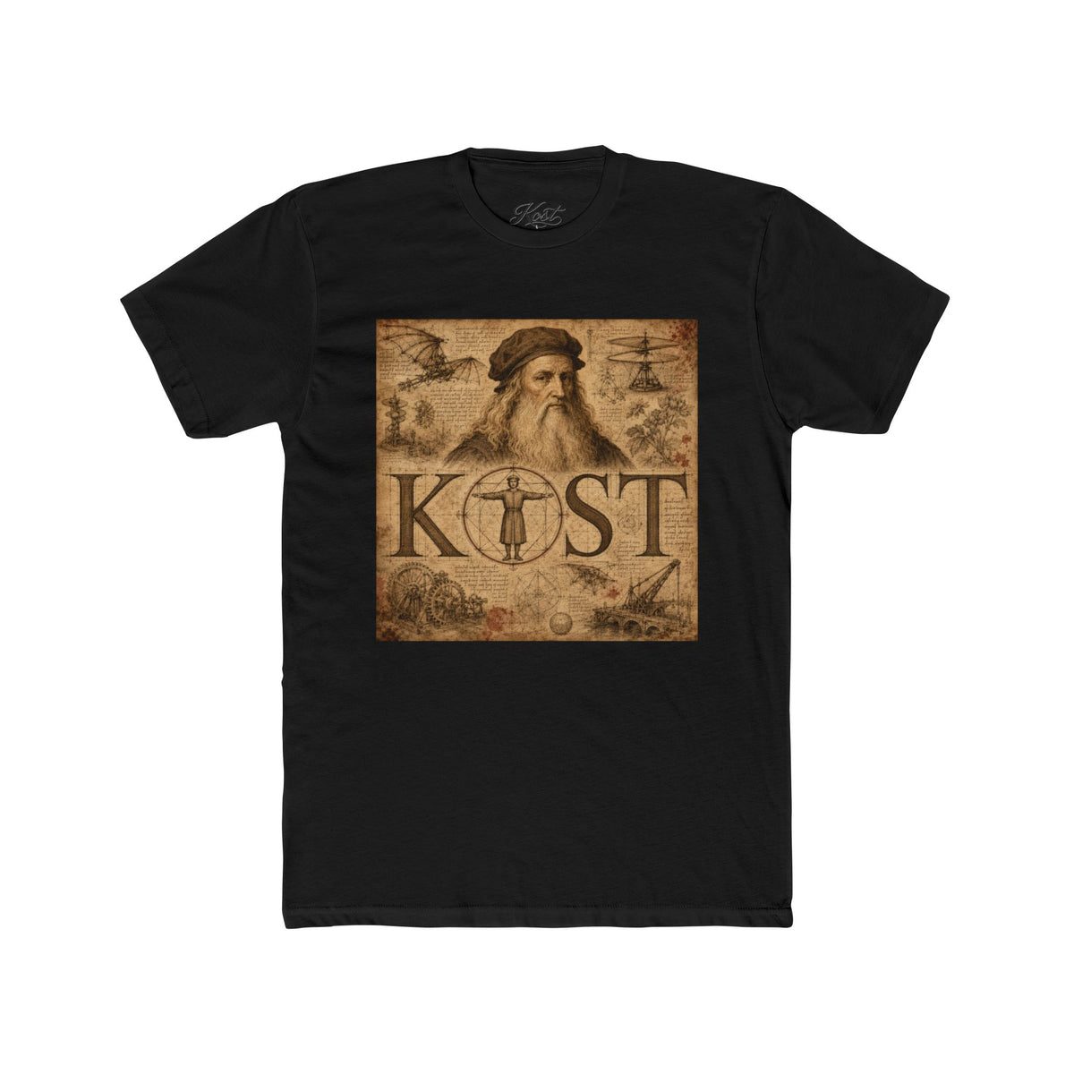 Leonardo Inspired 'KOST' Vintage Art Tee