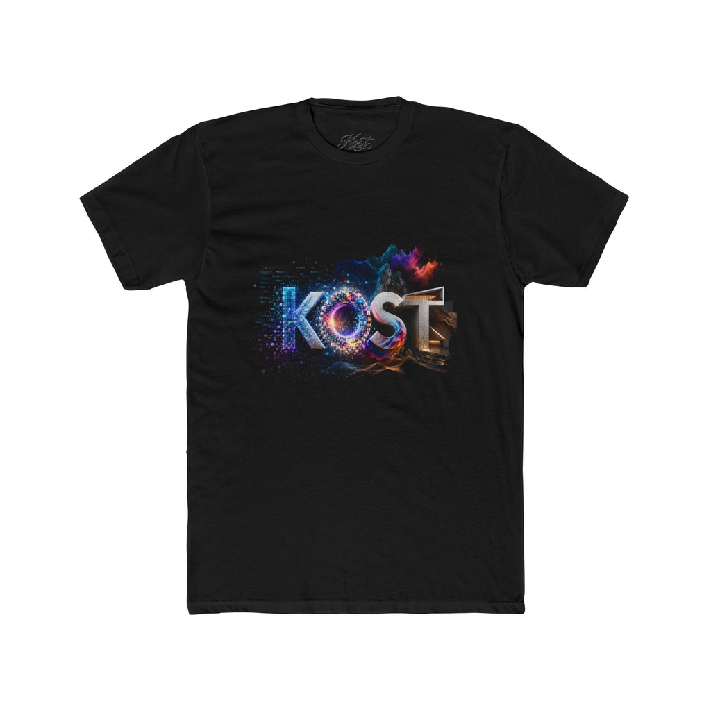 KOST Retro Galaxy Graphic Tee — Cosmic Lettering Crewneck