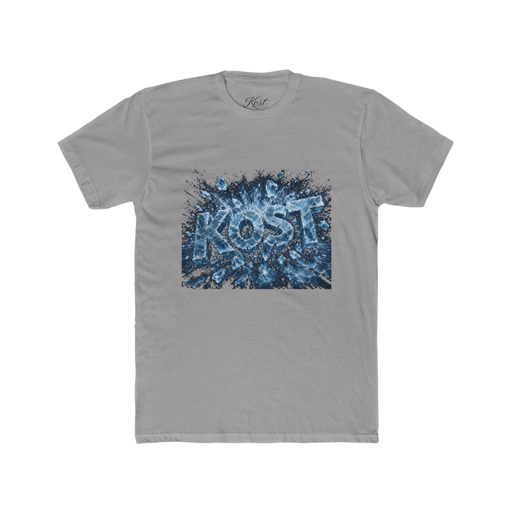 KOST Abstract Blue Graphic Cotton Crew Tee