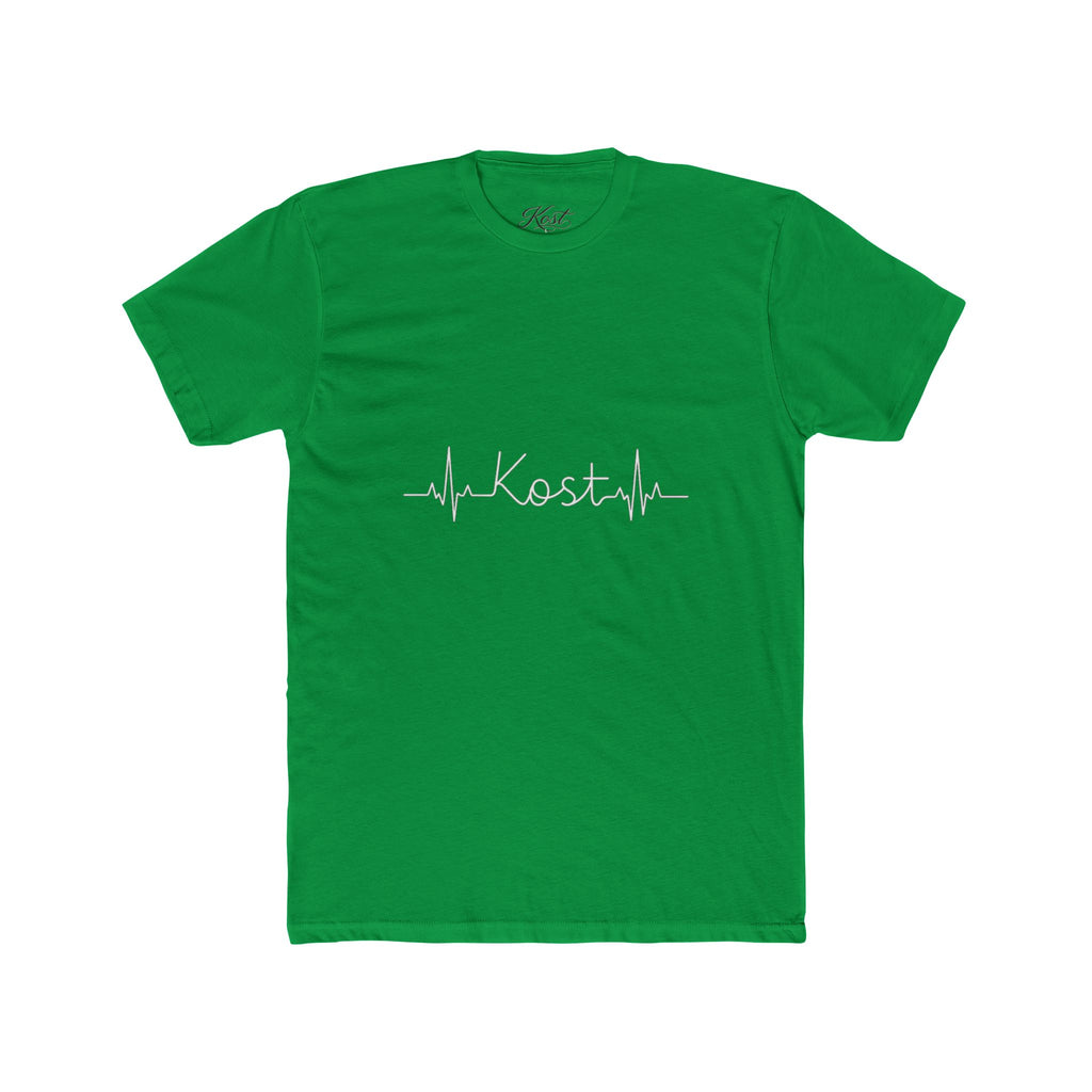 Kosta Heartbeat Tee — Minimal Name ECG Graphic T-Shirt